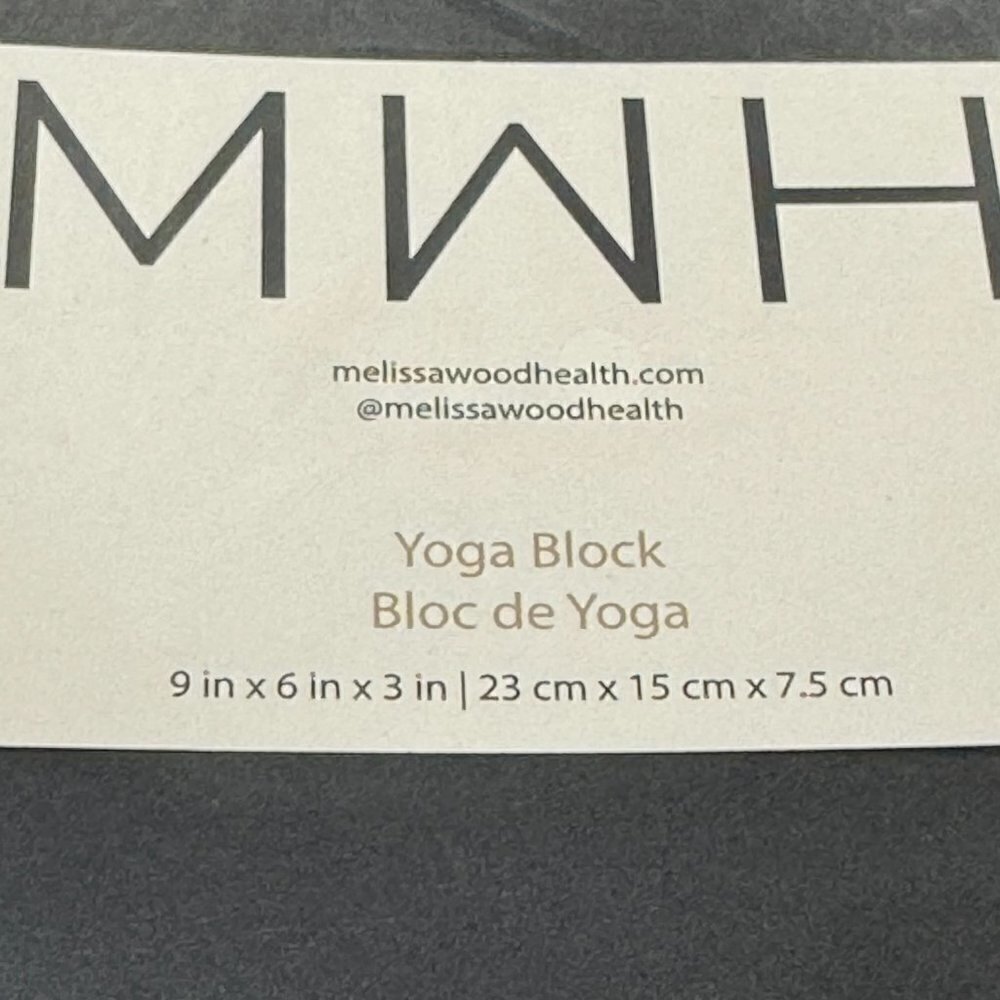 MWH New Black Yoga Block - Picture 2 of 5